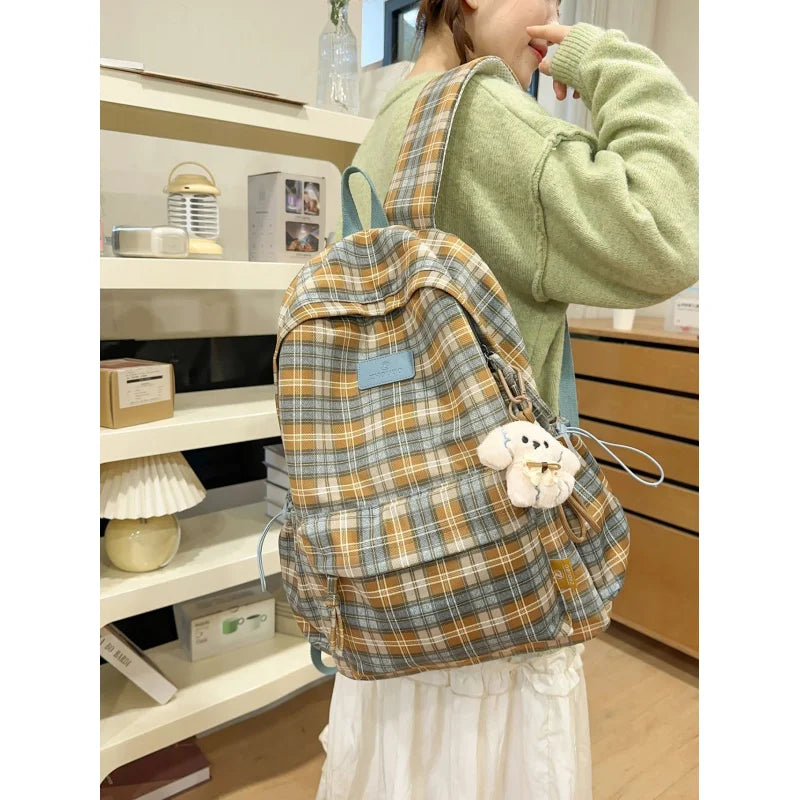 Sac écossais Sac a dos Femme