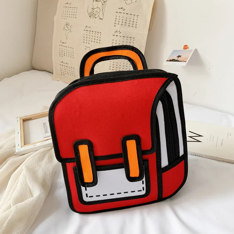 Sac a Dos 2d Rouge Sac a dos Garcon