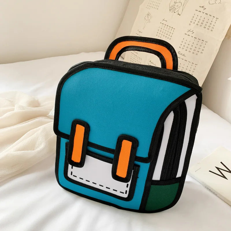 Sac a Dos 2d Bleu Sac a dos Garcon