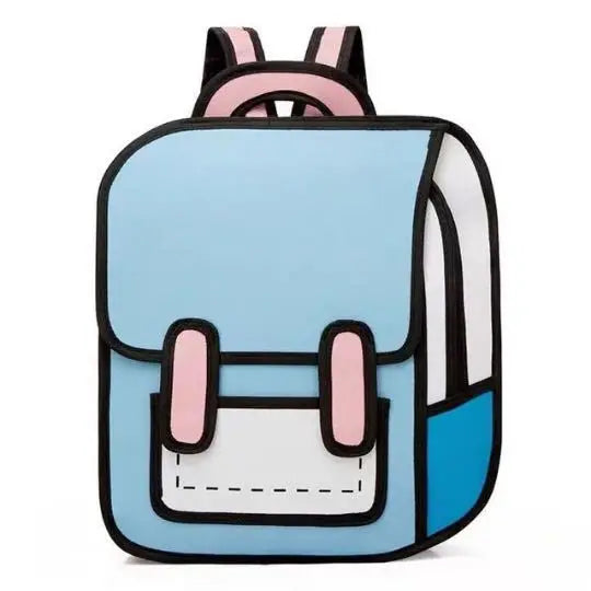 Sac a Dos 2d Bleu Ciel Sac a dos Garcon