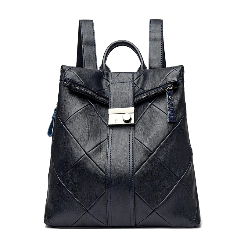 Sac a Dos Carré Femme Bleu Sac a dos Femme