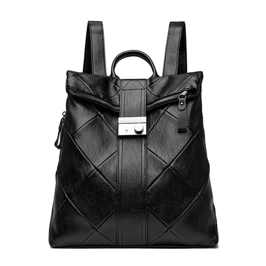 Sac a Dos Carré Femme Noir Sac a dos Femme
