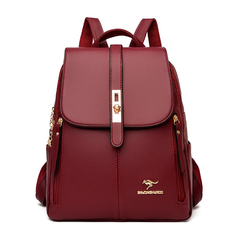 Sac à Dos Chic Et Pratique Rouge Sac a dos Femme
