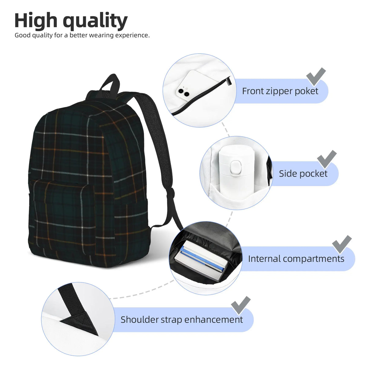 Sac a Dos Ecossais Sac a dos Homme