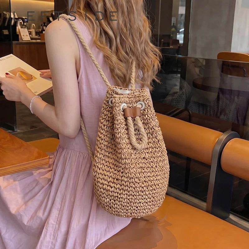 Sac a Dos En Paille Sac a dos Femme