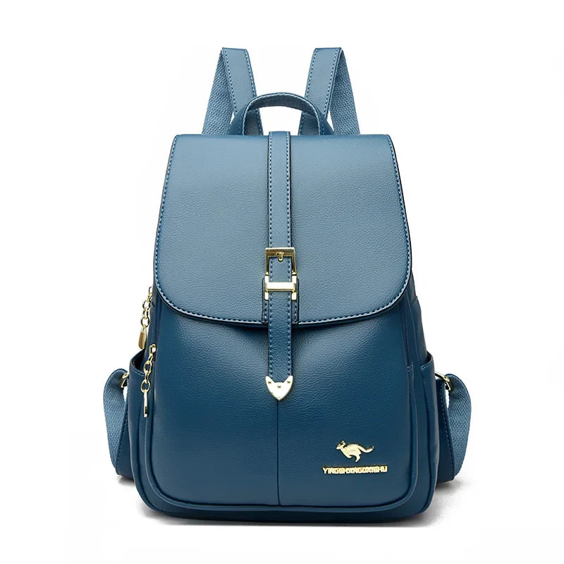 Sac à Dos Femme Bleu Cerise Bleu Sac a dos Femme