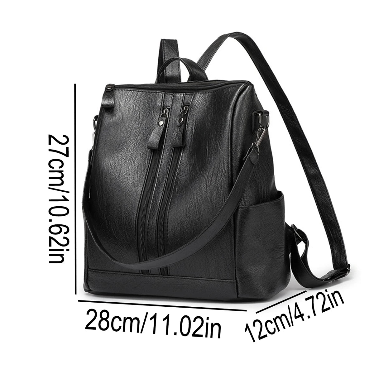 Sac à Dos Femme Classique Noir Sac a dos Femme