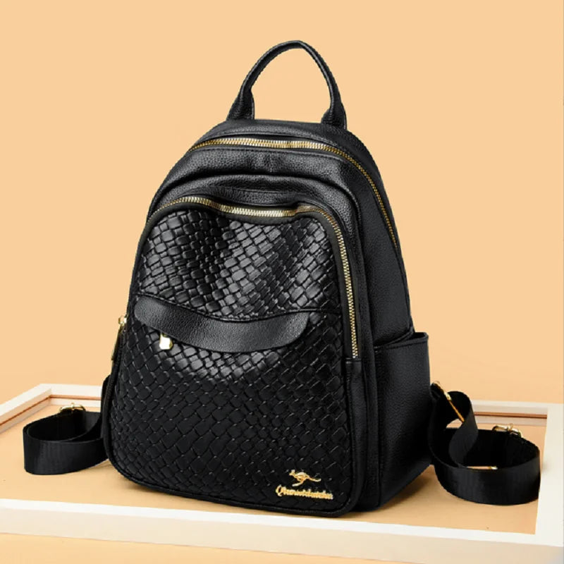 Sac à Dos Femme Design Noir L25CMXH30CM Sac a dos Femme