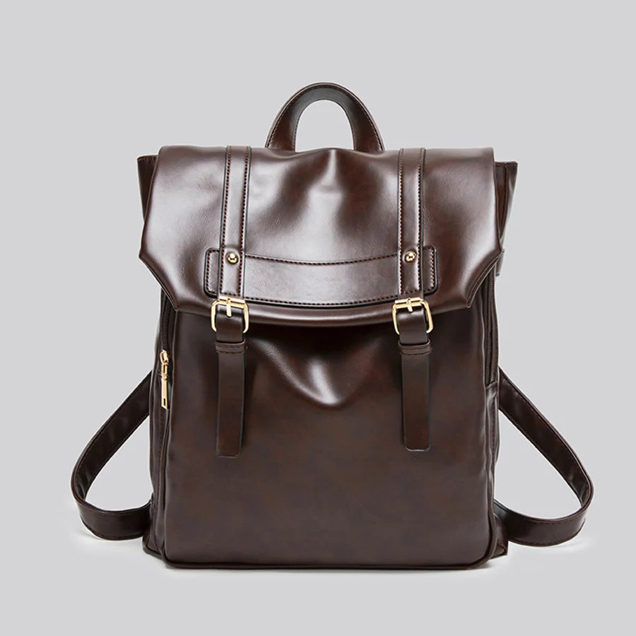 Sac à Dos Femme Nylon Microfibre Café 29x8x33cm Sac a dos Femme
