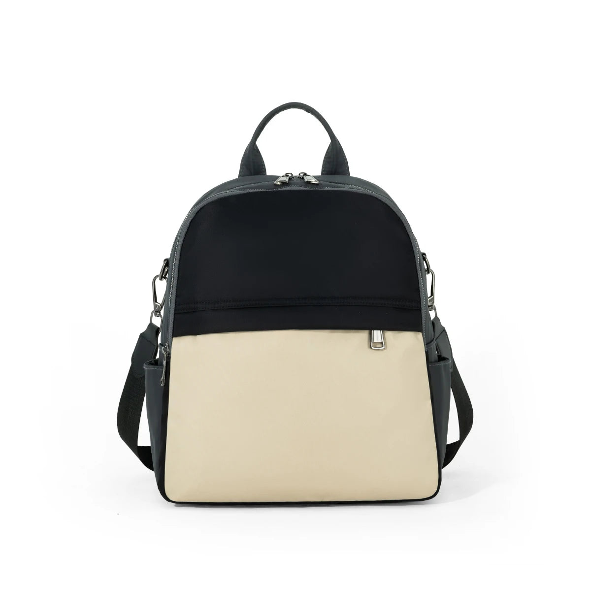 Sac à Dos Femme Petit Format Gris Noir Sac a dos Femme