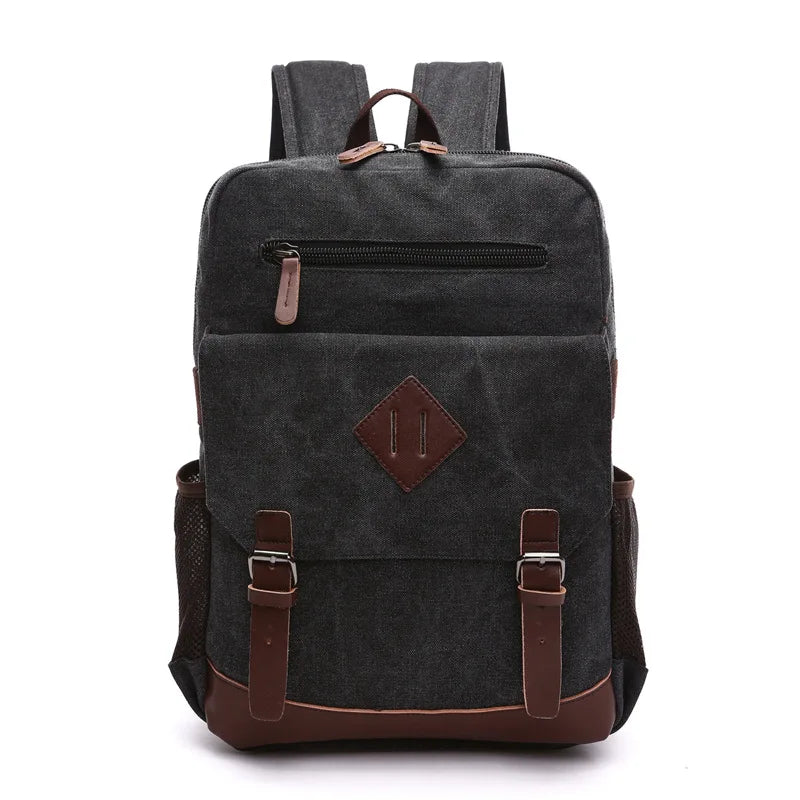 Sac à Dos Femme Style Vintage Noir Sac a dos Femme