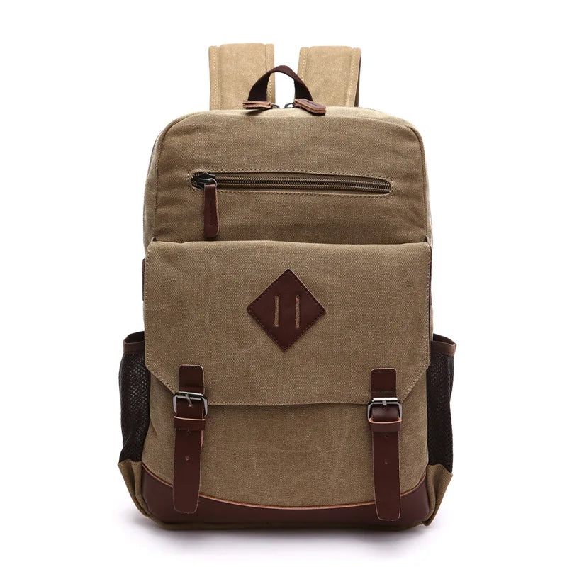 Sac à Dos Femme Style Vintage Kaki Sac a dos Femme