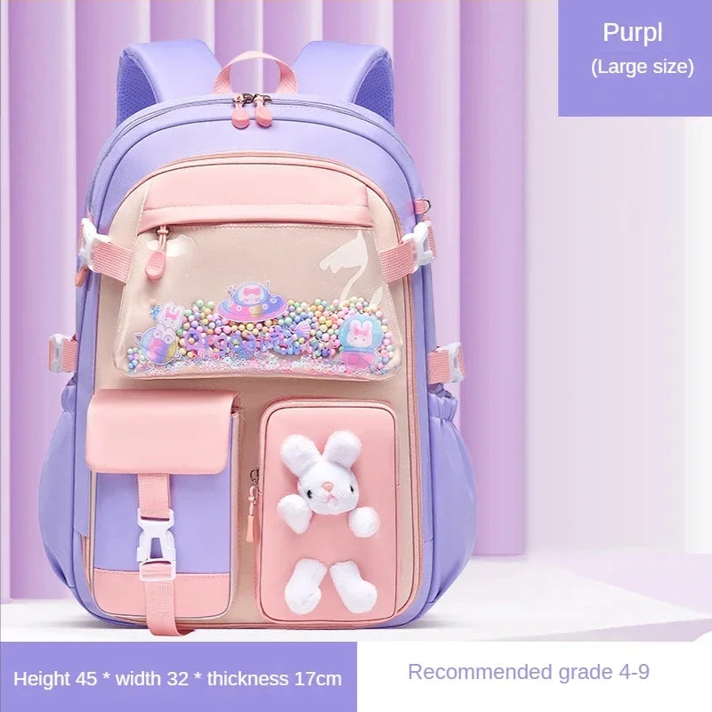 Sac à Dos Fille Primaire Violet Sac à dos Fille