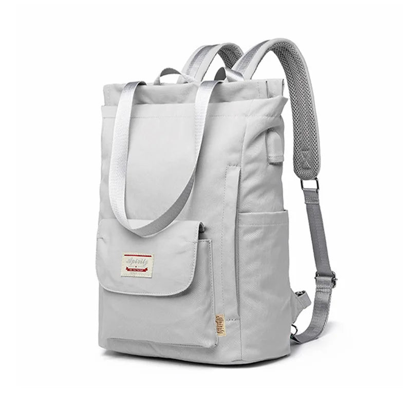 Sac à Dos Imperméable Ado beige 15 Pouces