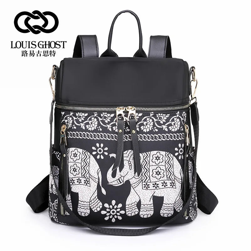Sac à Dos Imprimé Elephant Elephant