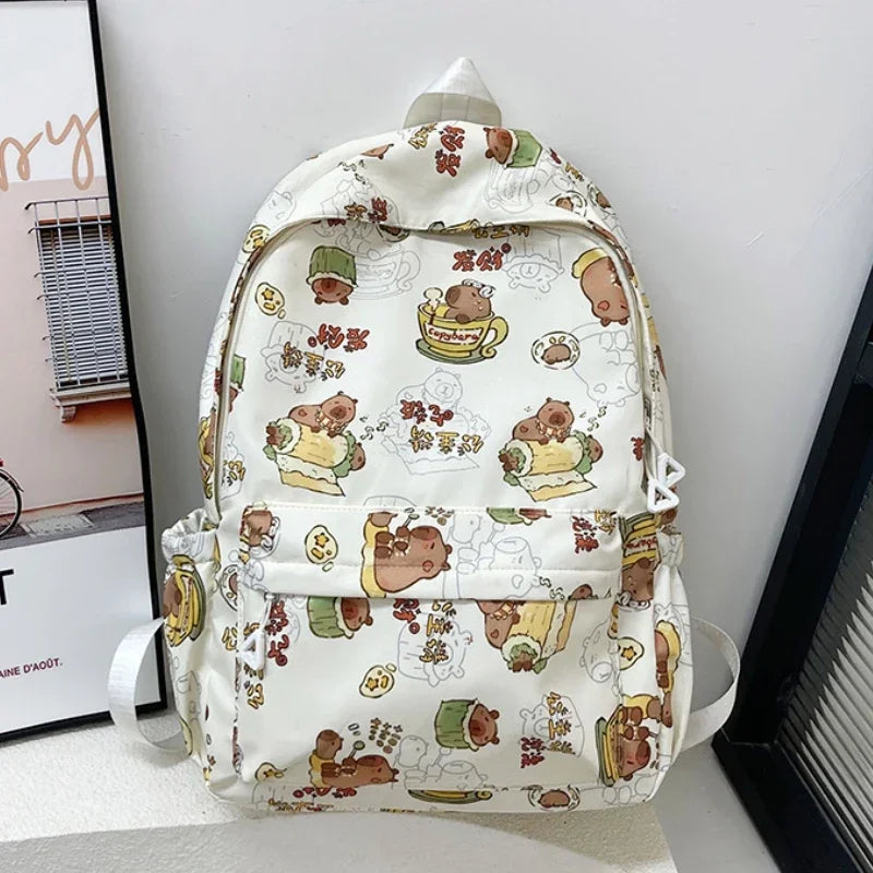 Sac à Dos Lycée Beige Sac a dos Garcon