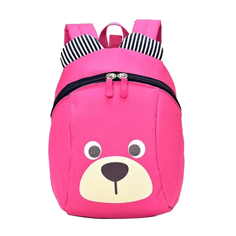Sac à Dos Maternelle Avec Harnais de Sécurité Rose