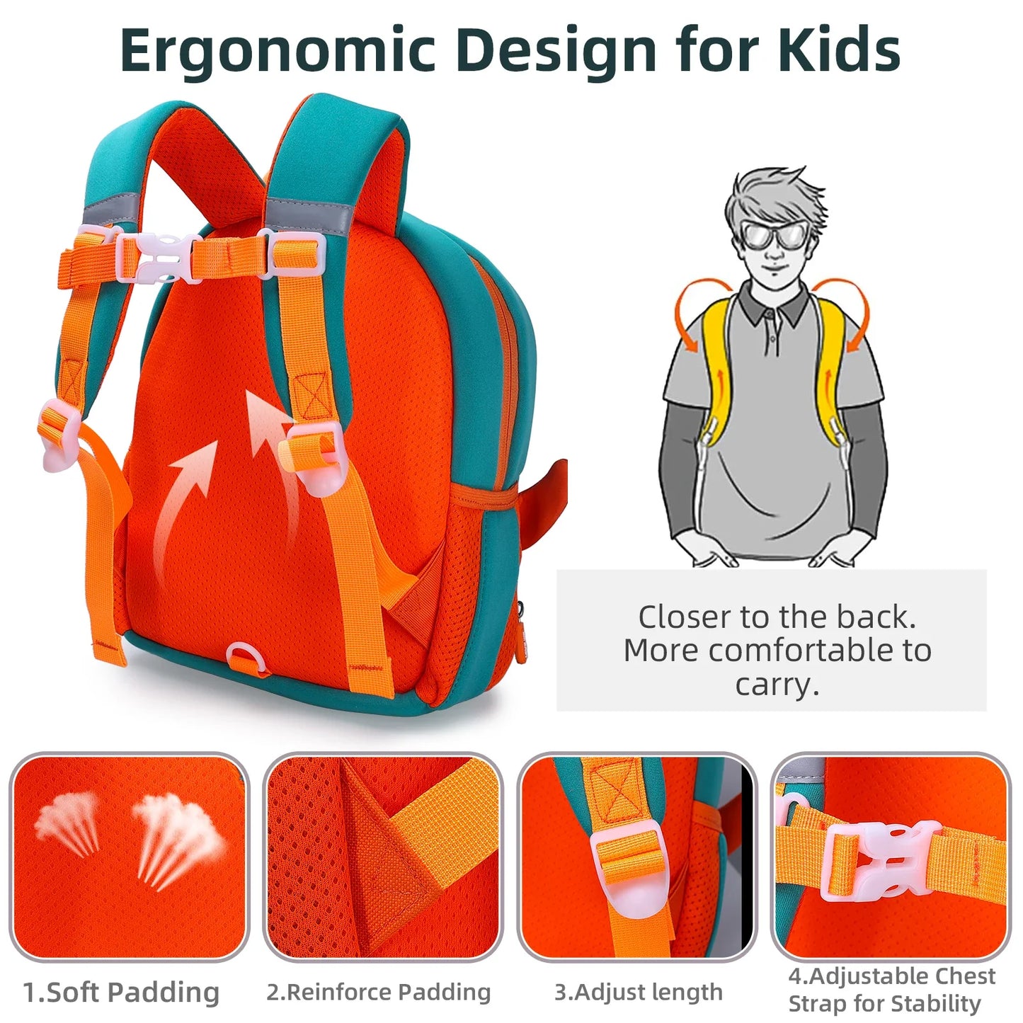 Sac à Dos Maternelle Ergonomique
