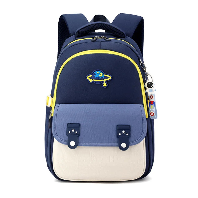 Sac à Dos Maternelle Etoiles & Espace Dark Bleu