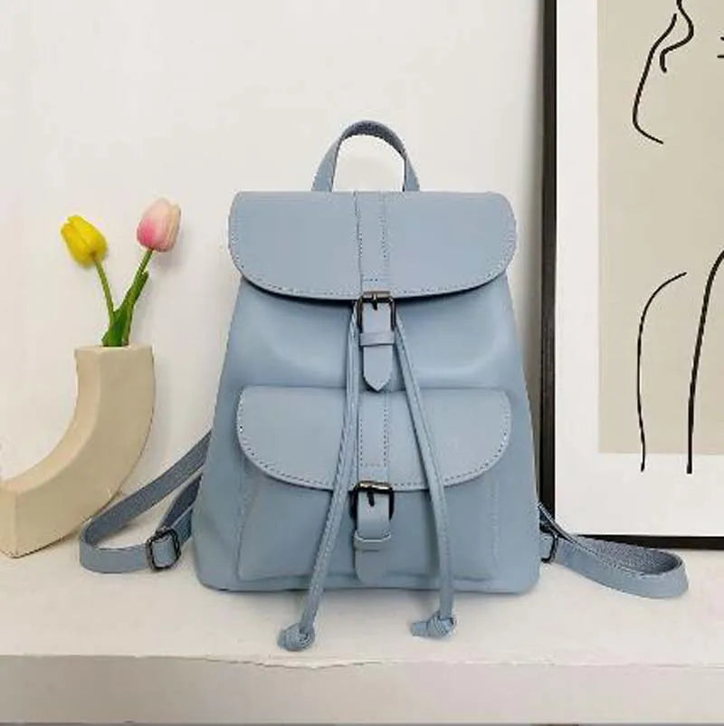 Sac à Dos Minimaliste Femme Bleu Sac a dos Femme