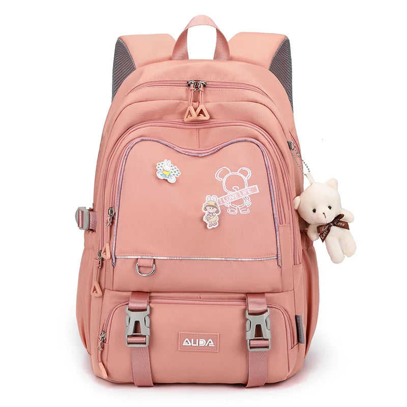 Sac à Dos Multi-poche Rose Rose