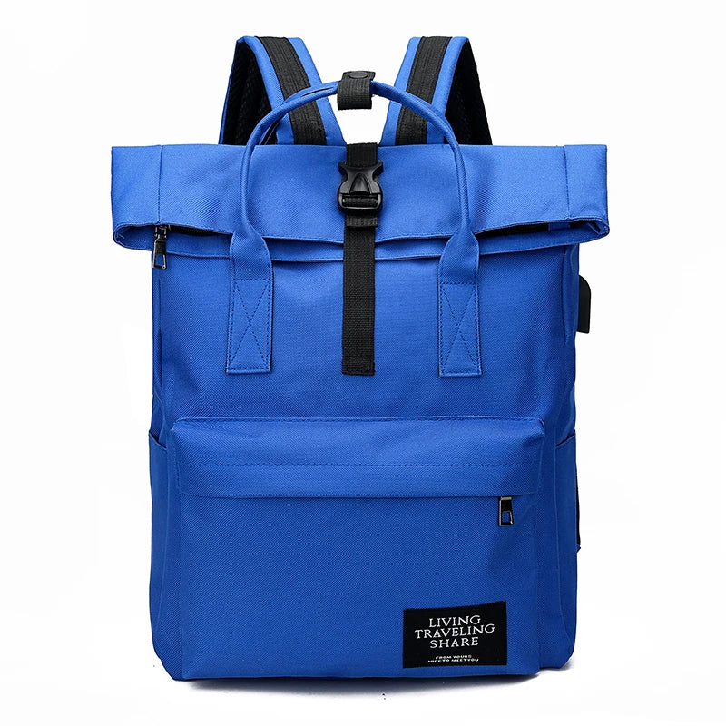 Sac à Dos Ordinateur Femme Tendance Bleu Sac a dos Femme
