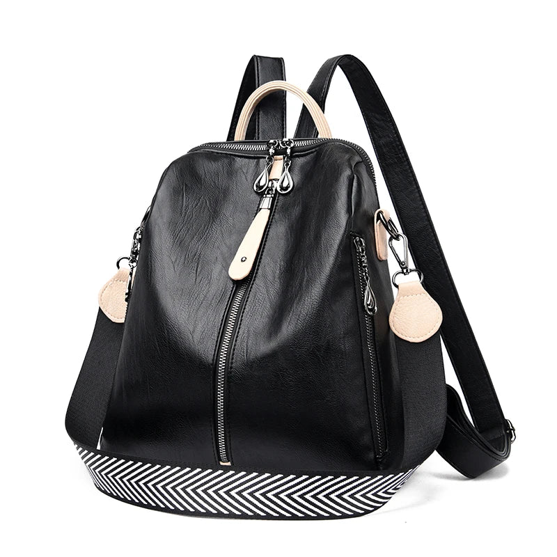 Sac à Dos Oxford Noir 30cm x 28cm x 12cm Sac a dos Femme