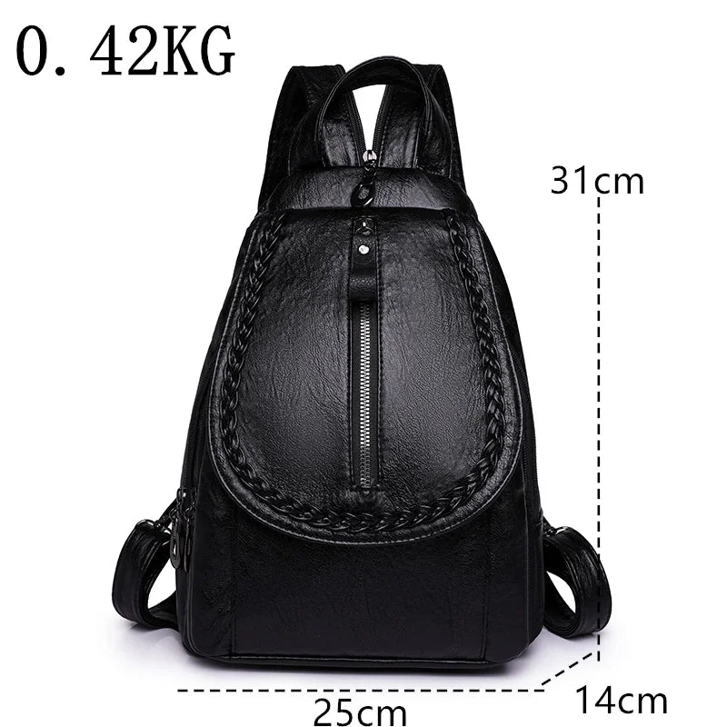 Sac à Dos Pu Souple Sac a dos Femme