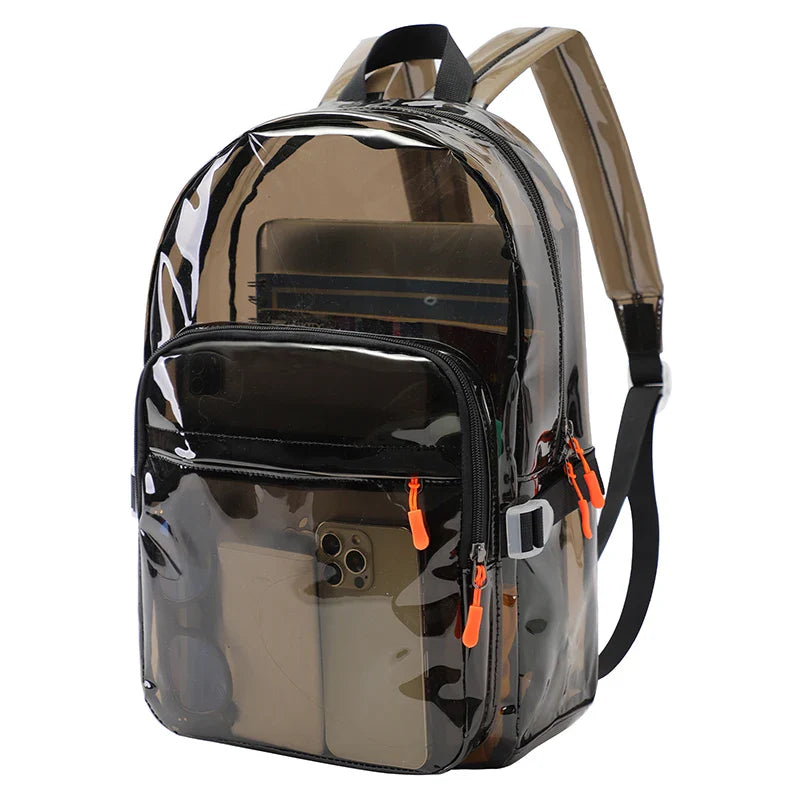 Sac a Dos Transparent Noir Sac a dos Femme