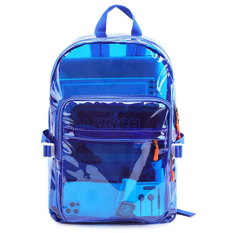 Sac a Dos Transparent Noir Bleu Sac a dos Femme