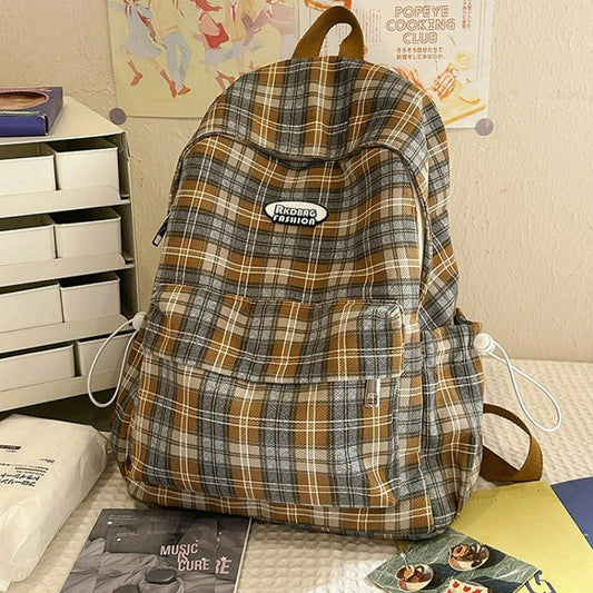 Sac à Dos à Carreaux Sac a dos Femme