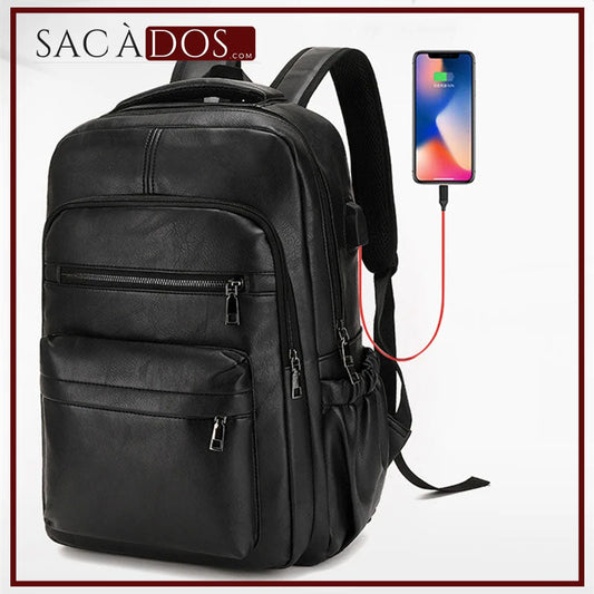 Sac à dos en cuir PU urbain
