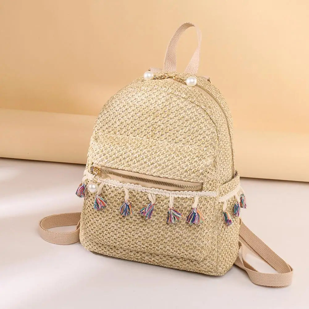 Sac en Paille Original Sac a dos Femme