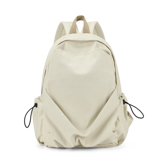 Sac à Dos Toile Léger 24L – Voyage, Ordinateur 15,6" & Quotidien Beige Sac a dos Femme