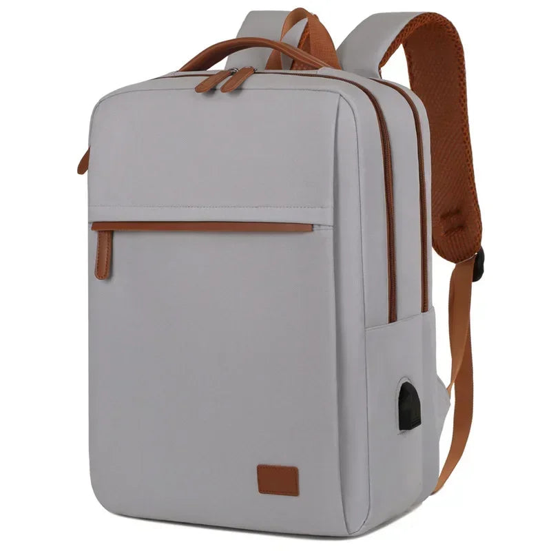 Sac à Dos Pour Ordinateur Portable Femme Gris Sac à dos Ordinateur
