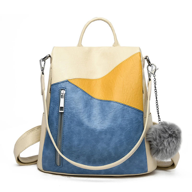 Sac à Dos Retro Bleu Sac a dos Femme