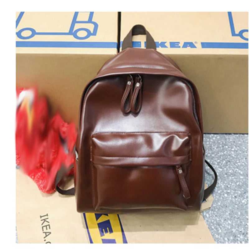 Sac à Dos épuré Femme Café Sac a dos Femme