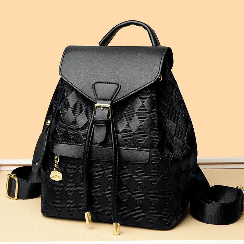 Sac à Dos Luxe Pu Noir
