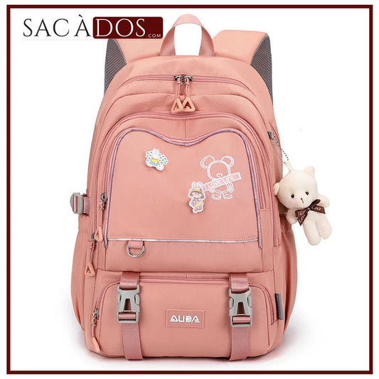 Sac à Dos Multi-poche Rose