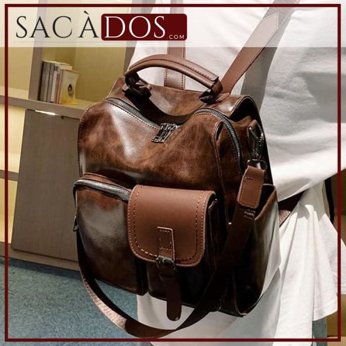 Cartable Design Vintage Sac a dos Femme