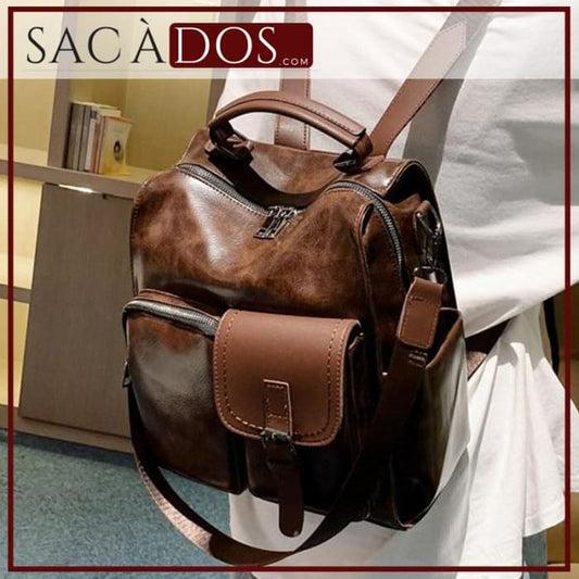 Cartable Design Vintage Sac a dos Femme