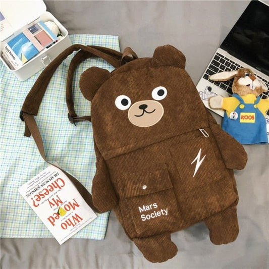 Cartable Ours Marron Sac à dos Fille