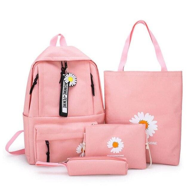 Ensemble Sac Femme Pâquerette Rose Sac a dos Femme