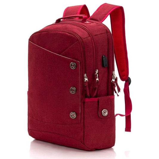 Grand Sac à Dos Pour Femmes Rouge Sac a dos Femme