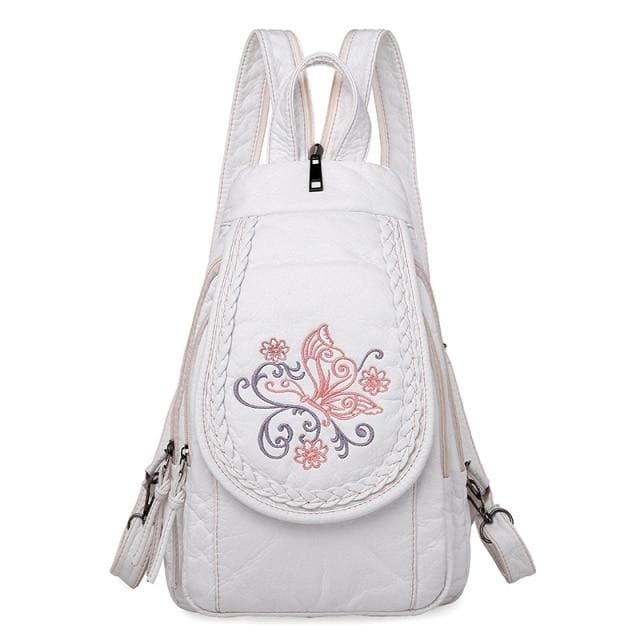 Petit Sac à Dos Femme Blanc-10 Sac a dos Femme