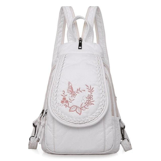 Petit Sac à Dos Femme Blanc-11 Sac a dos Femme