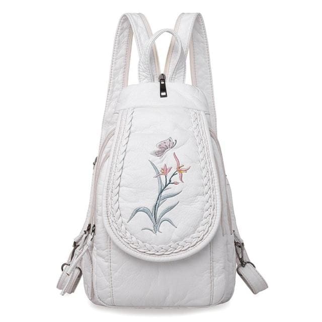 Petit Sac à Dos Femme Blanc-12 Sac a dos Femme