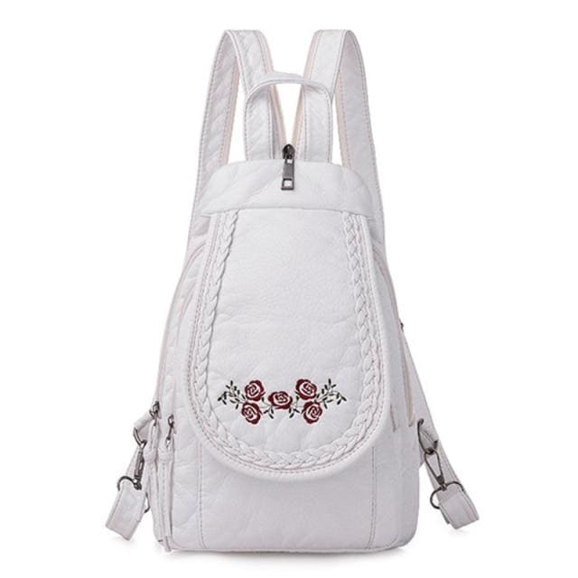 Petit Sac à Dos Femme Blanc-7 Sac a dos Femme