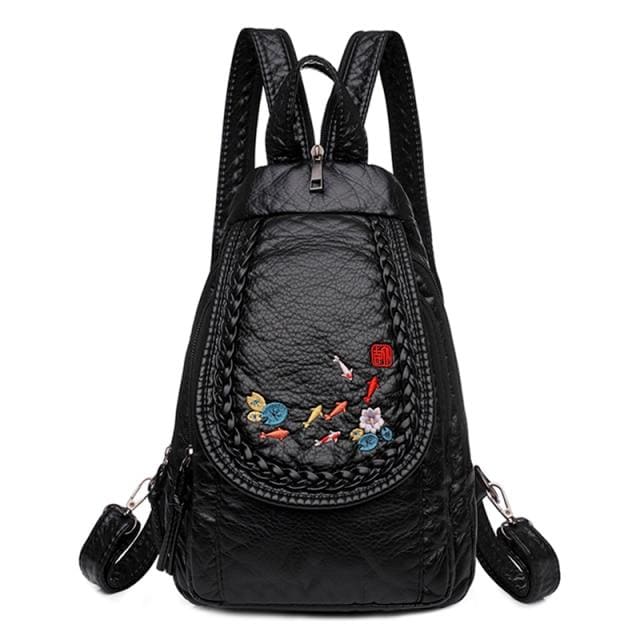 Petit Sac à Dos Femme Noir-9 Sac a dos Femme