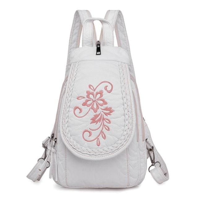 Petit Sac à Dos Femme Blanc-8 Sac a dos Femme